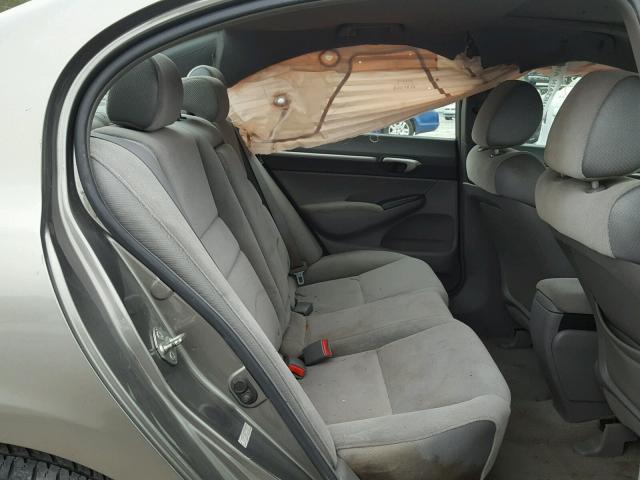 1HGFA16886L052625 - 2006 HONDA CIVIC EX ყავისფერი ფოტო 6