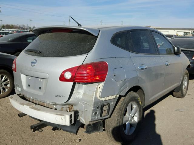 JN8AS5MT3AW504562 - 2010 NISSAN ROGUE S SILVER photo 4