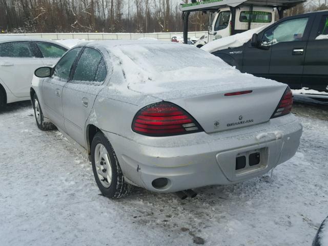 1G2NE52F13C108849 - 2003 PONTIAC GRAND AM S SILVER photo 3