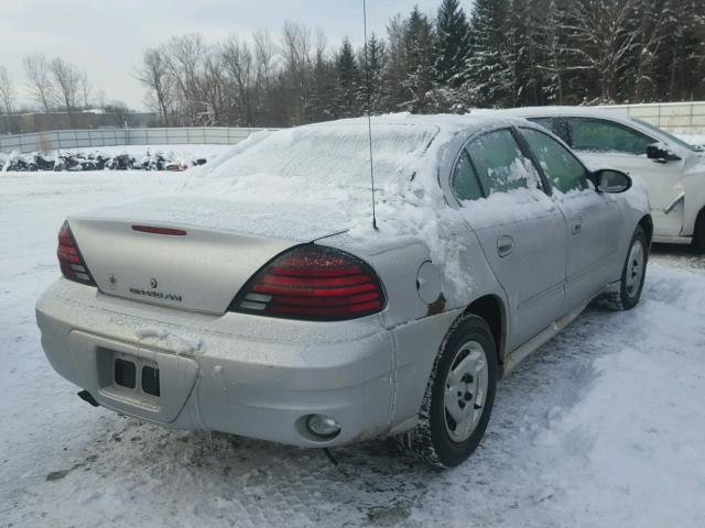 1G2NE52F13C108849 - 2003 PONTIAC GRAND AM S SILVER photo 4