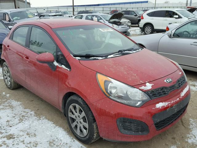 KNADM5A33D6239229 - 2013 KIA RIO LX RED photo 1