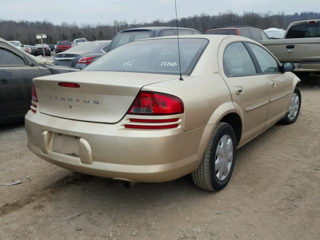 1B3EJ46X31N588321 - 2001 DODGE STRATUS SE GOLD photo 4