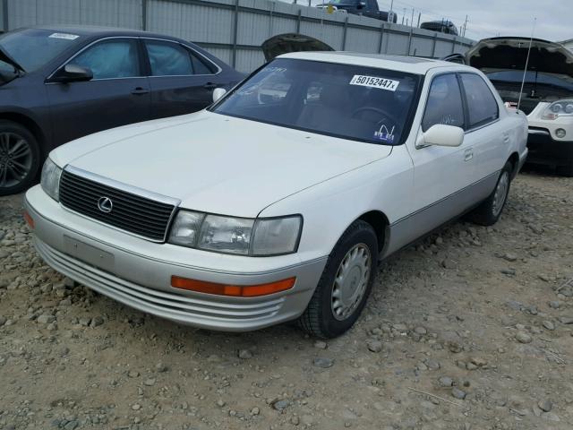 JT8UF11EXN0112701 - 1992 LEXUS LS 400 WHITE photo 2