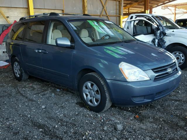 KNDMB233766078374 - 2006 KIA SEDONA EX GRAY photo 1