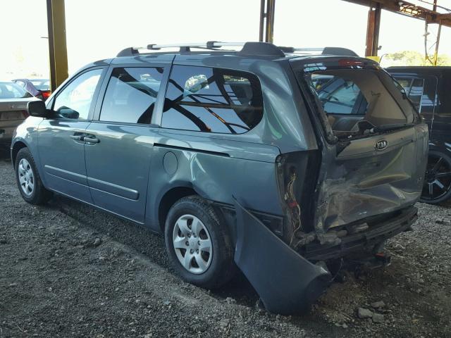 KNDMB233766078374 - 2006 KIA SEDONA EX GRAY photo 3