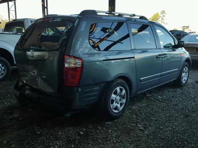 KNDMB233766078374 - 2006 KIA SEDONA EX GRAY photo 4