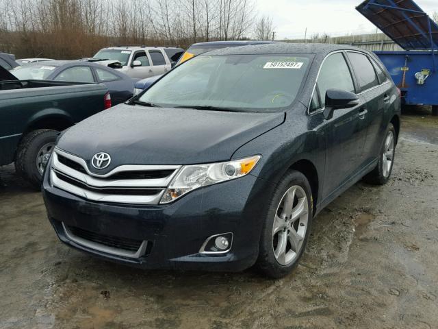 4T3BK3BB3FU120527 - 2015 TOYOTA VENZA LE BLACK photo 2