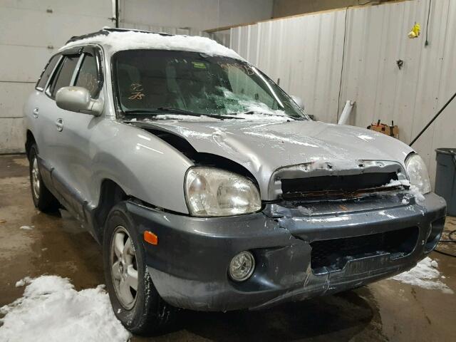 KM8SC73D75U922025 - 2005 HYUNDAI SANTA FE G SILVER photo 1