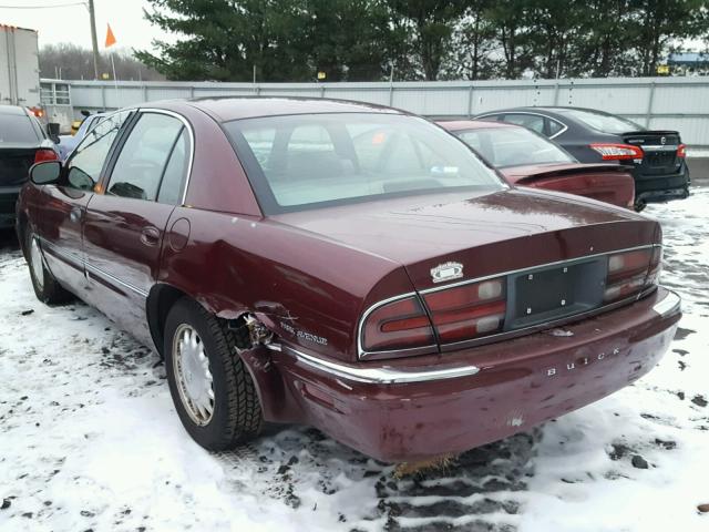 1G4CW52K1X4617848 - 1999 BUICK PARK AVENU BURGUNDY photo 3