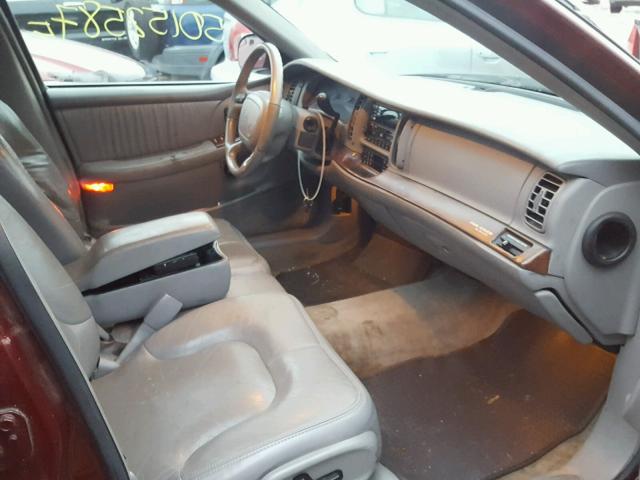 1G4CW52K1X4617848 - 1999 BUICK PARK AVENU BURGUNDY photo 5