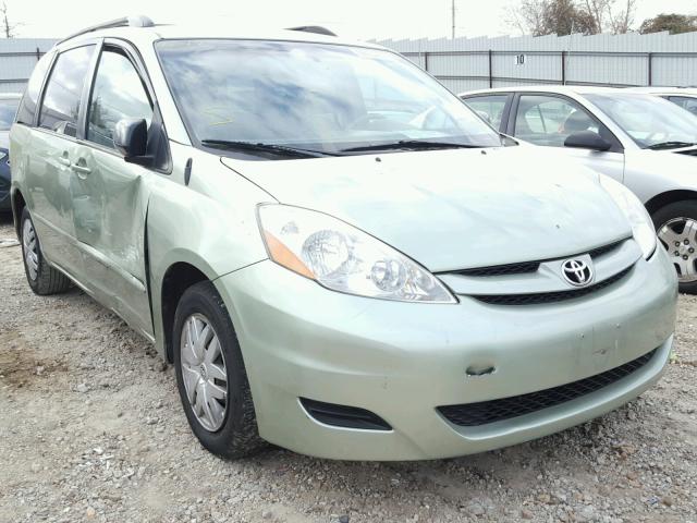 5TDZK23C49S271754 - 2009 TOYOTA SIENNA CE GREEN photo 1