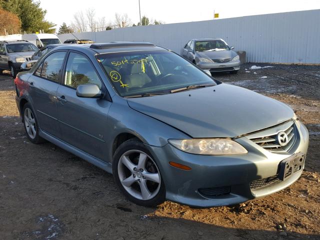 1YVHP80D255M21187 - 2005 MAZDA 6 S TEAL photo 1