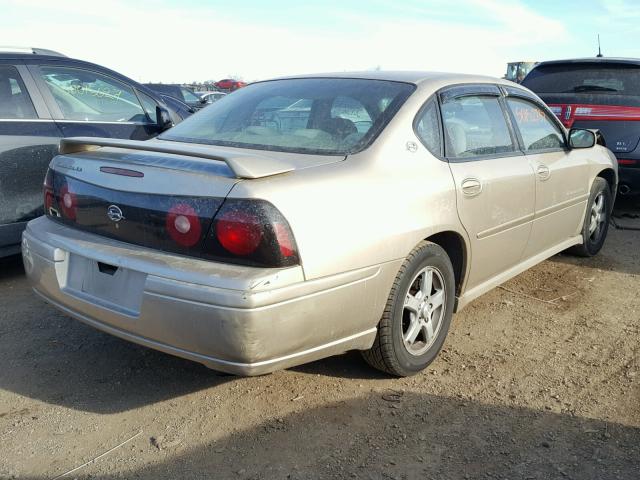 2G1WH52K449414191 - 2004 CHEVROLET IMPALA LS TAN photo 4