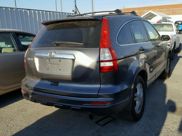 JHLRE3H57BC011852 - 2011 HONDA CR-V EX GRAY photo 4