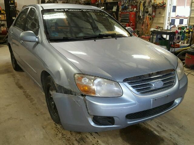 KNAFE121175387451 - 2007 KIA SPECTRA EX BLUE photo 1