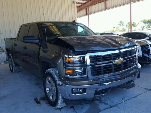 3GCUKREC1EG324421 - 2014 CHEVROLET SILVERADO BROWN photo 1