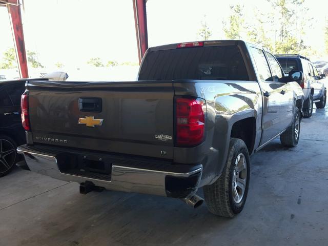 3GCUKREC1EG324421 - 2014 CHEVROLET SILVERADO BROWN photo 4