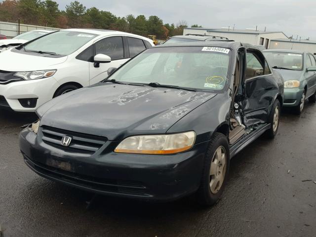 1HGCG16571A047301 - 2001 HONDA ACCORD EX GREEN photo 2