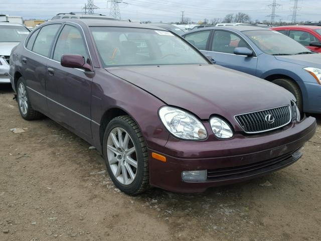 JT8BD69S110150400 - 2001 LEXUS GS 300 MAROON photo 1