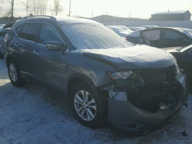 5N1AT2MV5EC773884 - 2014 NISSAN ROGUE S GRAY photo 1