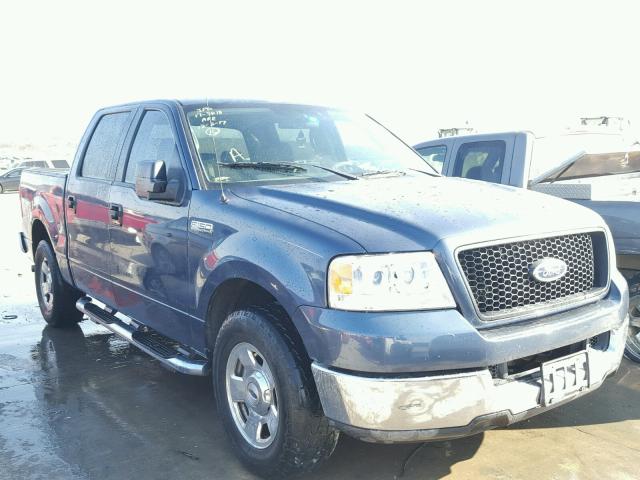 1FTRW12W44KB03476 - 2004 FORD F150 SUPER BLUE photo 1