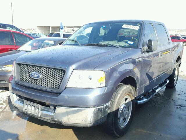 1FTRW12W44KB03476 - 2004 FORD F150 SUPER BLUE photo 2