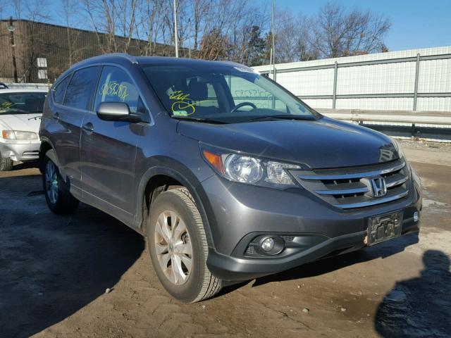 2HKRM4H74DH621299 - 2013 HONDA CR-V EXL GRAY photo 1