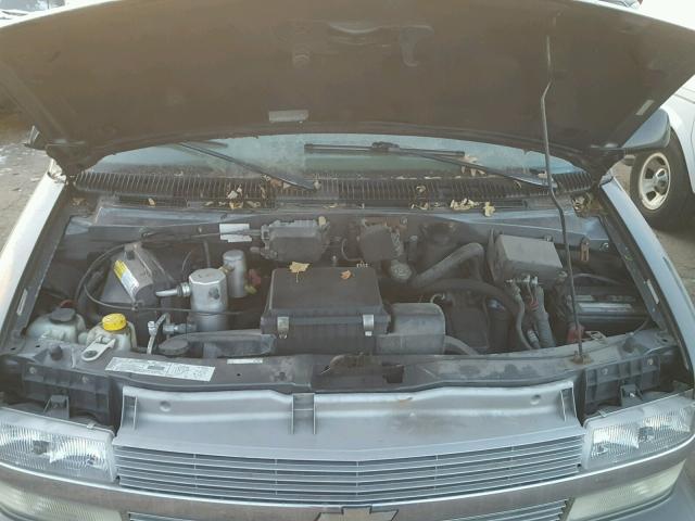 1GBDM19W0YB201288 - 2000 CHEVROLET ASTRO GRAY photo 7