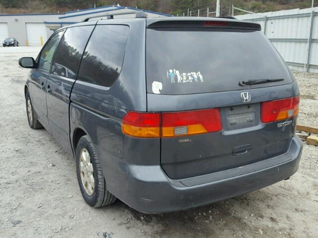 5FNRL18643B131306 - 2003 HONDA ODYSSEY EX GRAY photo 3