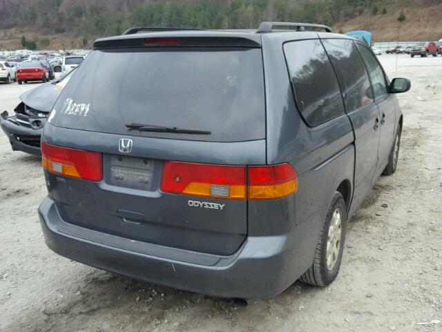 5FNRL18643B131306 - 2003 HONDA ODYSSEY EX GRAY photo 4