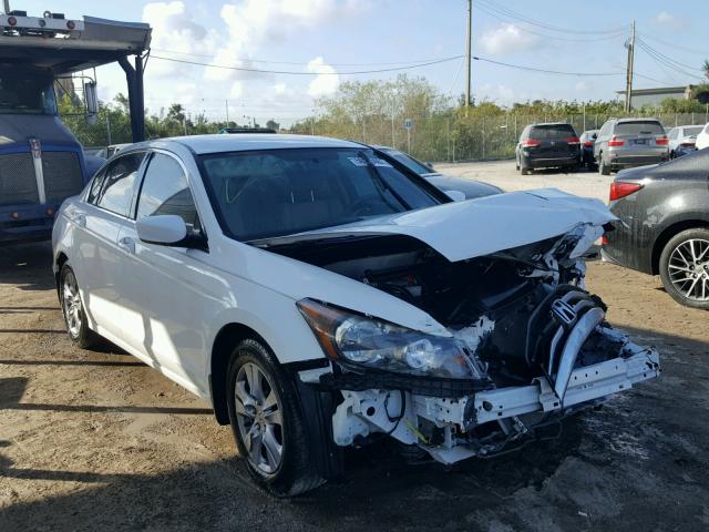 1HGCP2F61CA096124 - 2012 HONDA ACCORD SE WHITE photo 1