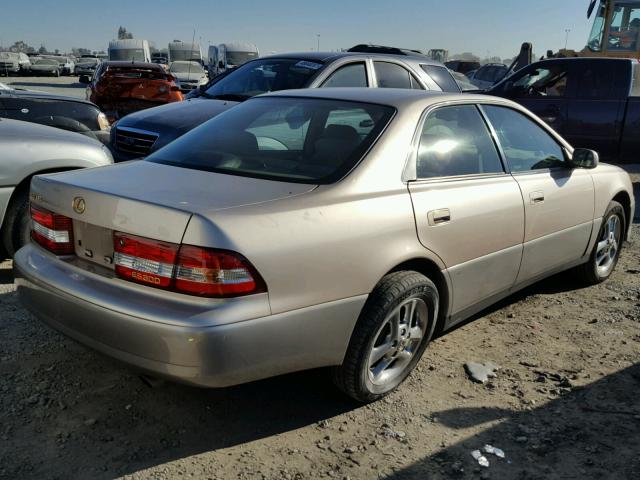 JT8BF28G7Y5102493 - 2000 LEXUS ES 300 GOLD photo 4