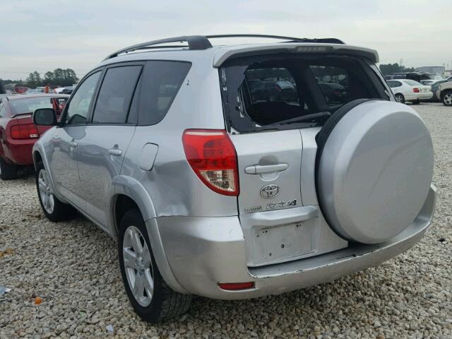 JTMBD32V986060018 - 2008 TOYOTA RAV4 SPORT SILVER photo 3