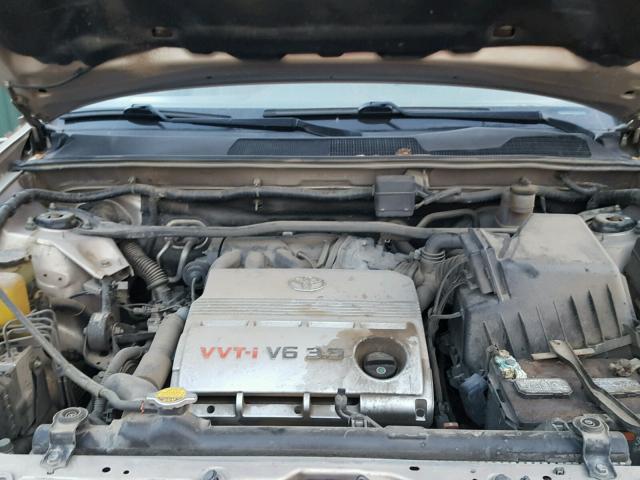 JTEGP21A940005101 - 2004 TOYOTA HIGHLANDER TAN photo 7