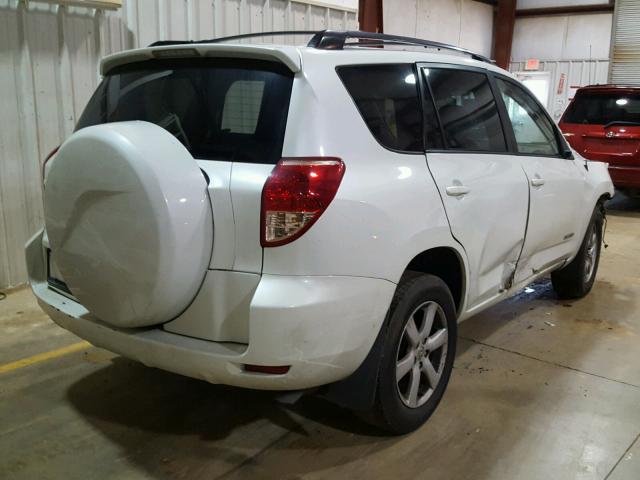 JTMZK31V585021163 - 2008 TOYOTA RAV4 LIMIT WHITE photo 4