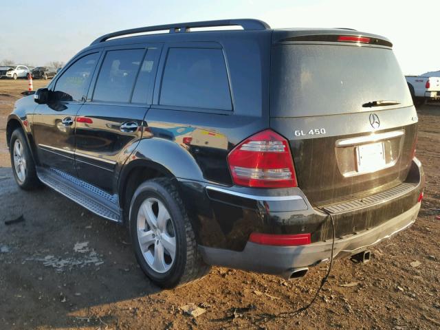 4JGBF71E17A276648 - 2007 MERCEDES-BENZ GL450 BLACK photo 3