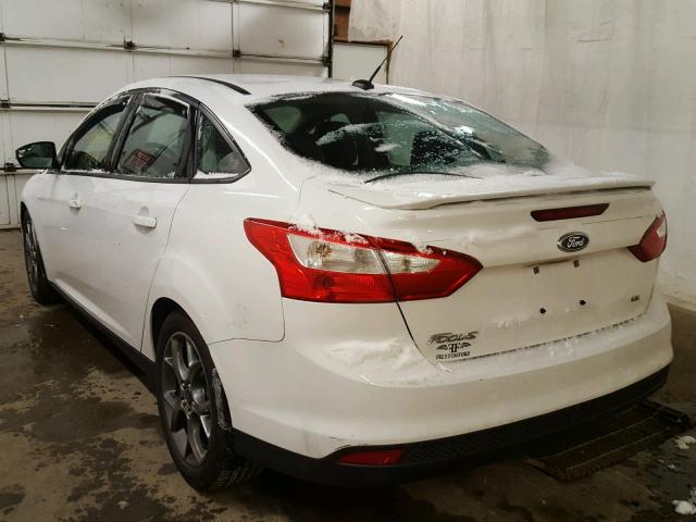 1FADP3F24EL263269 - 2014 FORD FOCUS SE WHITE photo 3