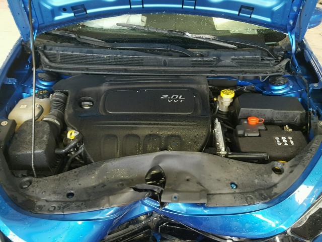 1C3CDFAA4FD432575 - 2015 DODGE DART SE BLUE photo 7