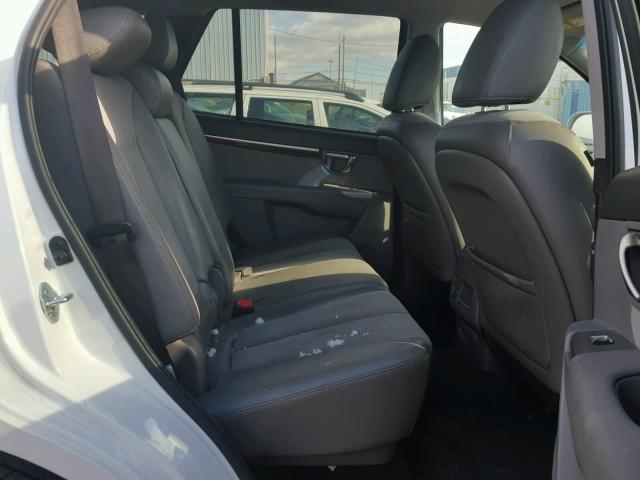 5XYZHDAG2CG123896 - 2012 HYUNDAI SANTA FE S 白色 照片 6