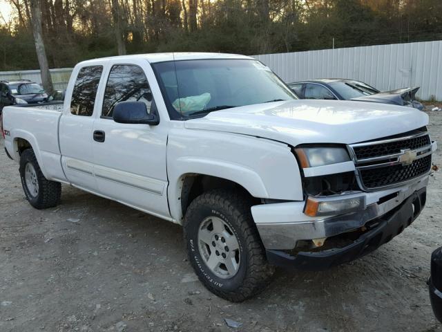 2GCEK19B461109892 - 2006 CHEVROLET SILVERADO WHITE photo 1