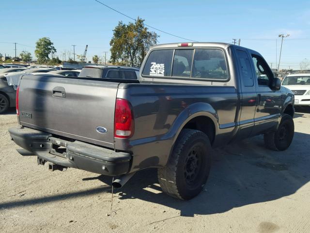 1FTNX21P43EB84018 - 2003 FORD F250 SUPER GRAY photo 4