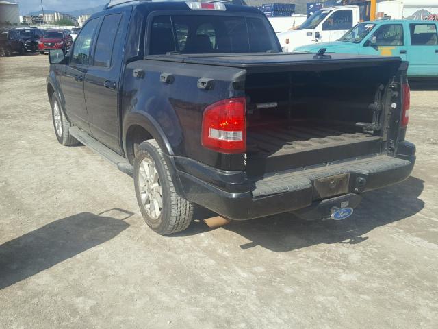 1FMEU33K37UA70194 - 2007 FORD EXPLORER S BLACK photo 3