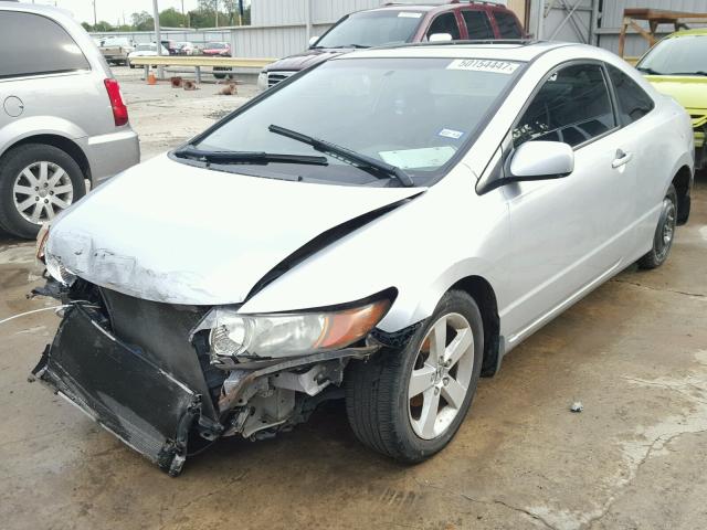 2HGFG11867H554554 - 2007 HONDA CIVIC EX SILVER photo 2