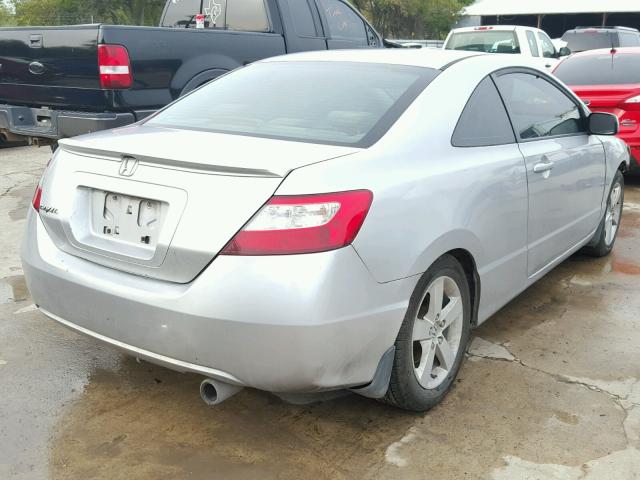 2HGFG11867H554554 - 2007 HONDA CIVIC EX SILVER photo 4