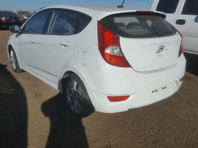 KMHCU5AE8DU069313 - 2013 HYUNDAI ACCENT GLS WHITE photo 3