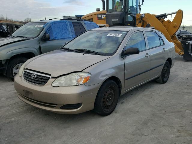 1NXBR32E27Z868508 - 2007 TOYOTA COROLLA CE BEIGE photo 2