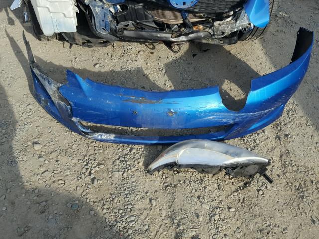 1NXBU4EE6AZ188165 - 2010 TOYOTA COROLLA BA BLUE photo 9