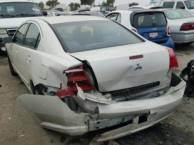 4A3AB36F64E120161 - 2004 MITSUBISHI GALANT ES WHITE photo 3