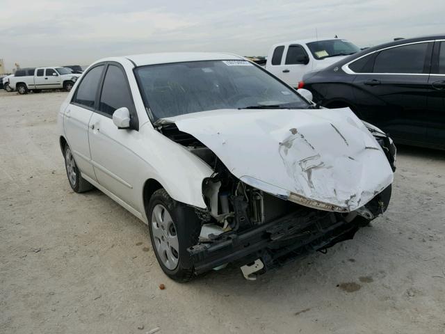 KNAFE221195656542 - 2009 KIA SPECTRA EX WHITE photo 1