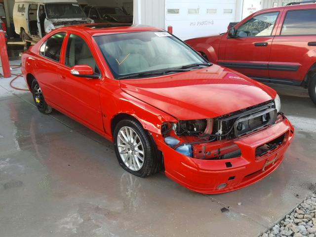 YV1RS592672604485 - 2007 VOLVO S60 2.5T RED photo 1
